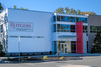Rutgers building at Atlantic Cape's Mays Landing Campus
