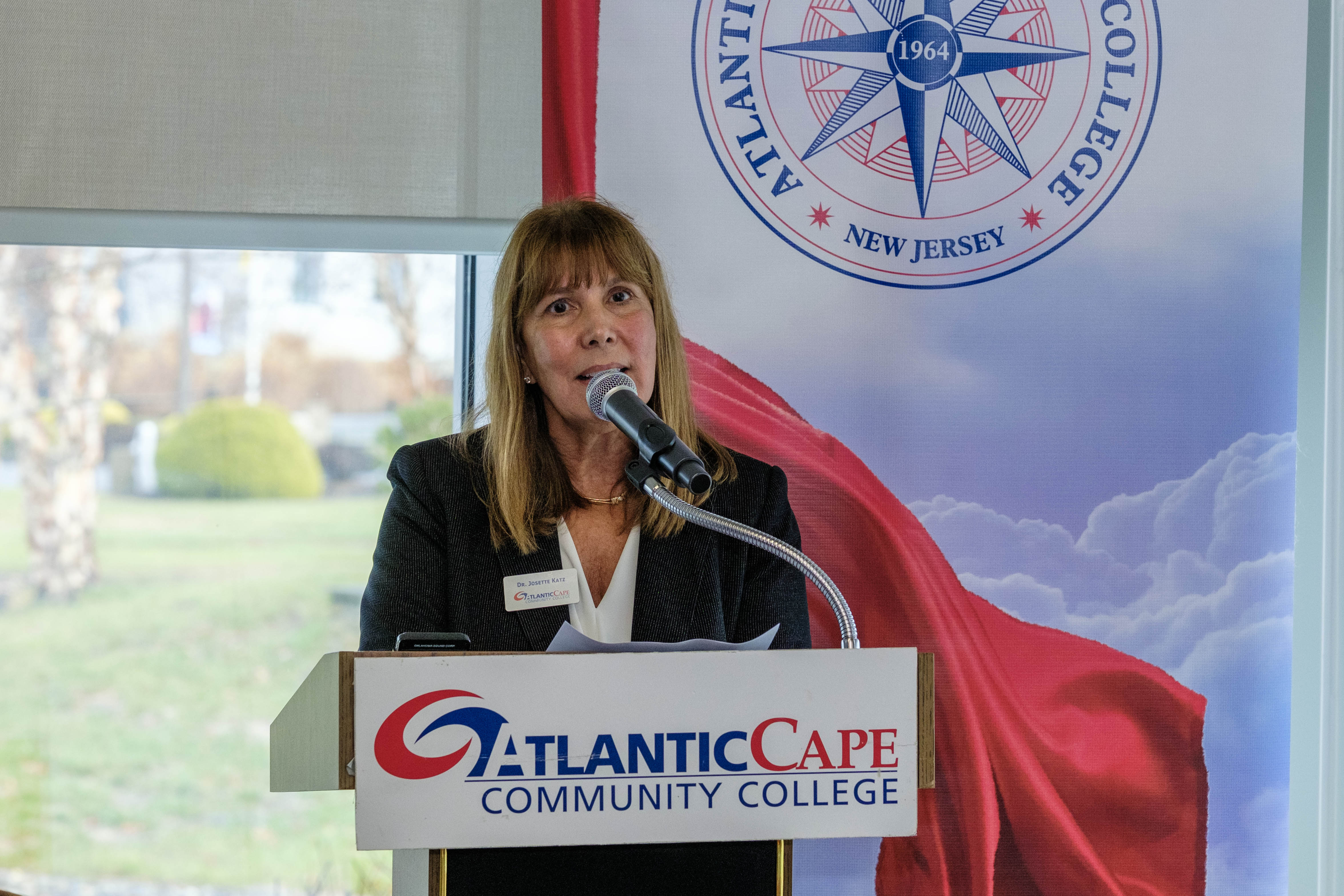 Dr. Josette Katz speaks at signing ceremony