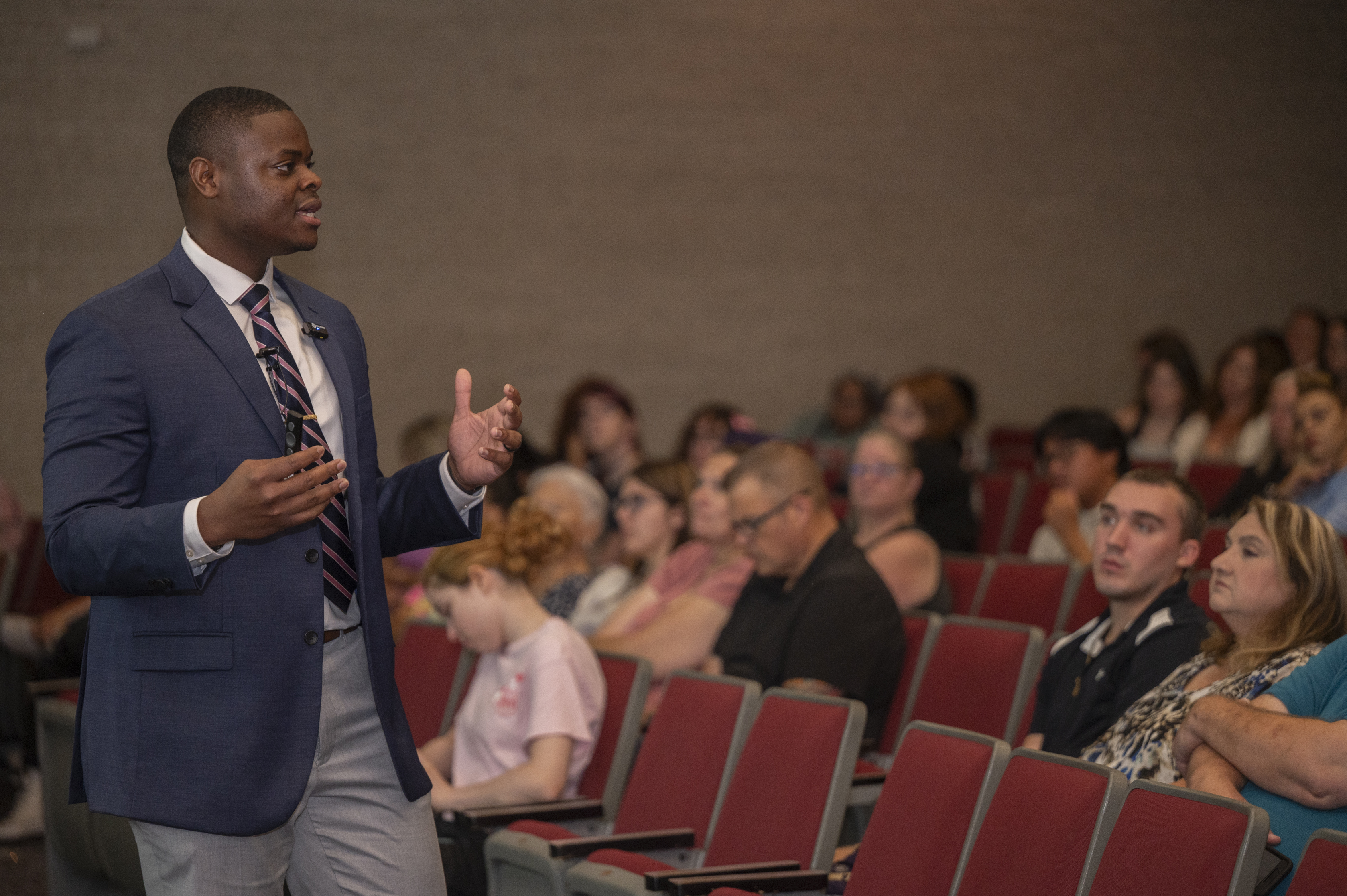 Keynote speaker Abraham Sculley