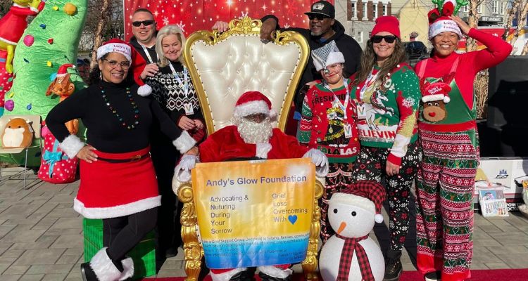 Santa Claus made an appearance at Atlantic Cape's Hope for the Holidays event in Atlantic City's Brown's Park on December 16