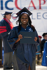 graduate standing with diploma