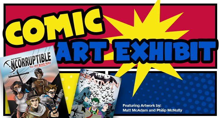 comic art exhibit starting September 3rd