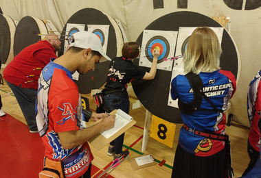 Atlantic Cape archers count their scores