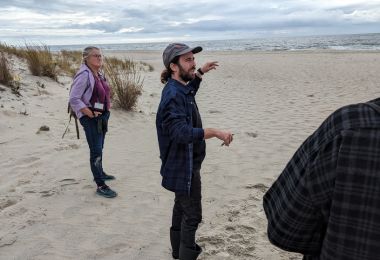 Professor Richard Perello discusses the environmental dynamic at the beach