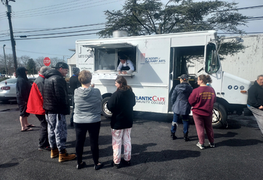 The Academy of Culinary Arts Let's Chow Food Truck at The Branches Outreach Center in Rio Grande on March 2