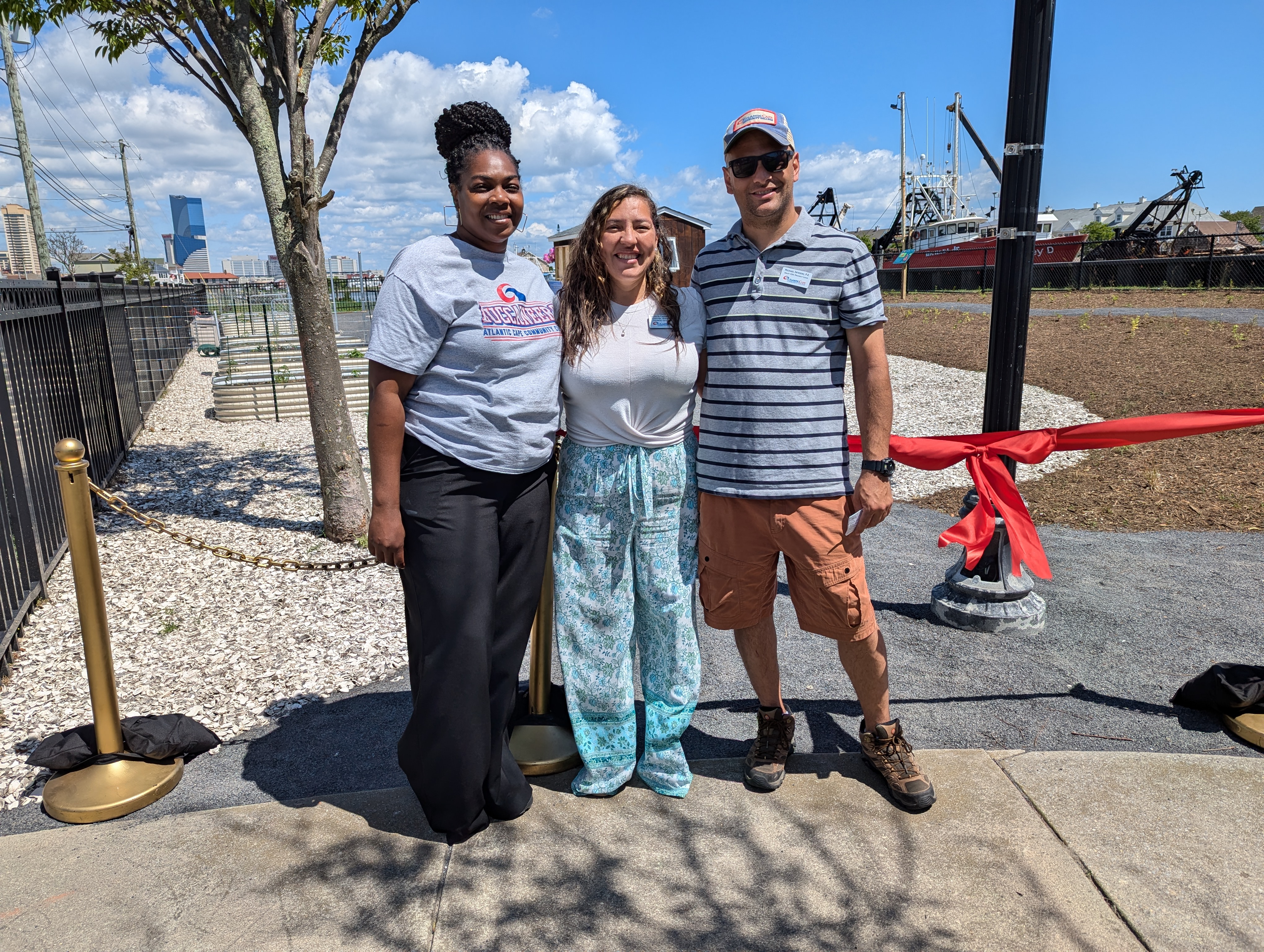 Inlet CDC representatives Dr. Natalie Devonish, Lizbeth Castro James and Michael Intrieri 