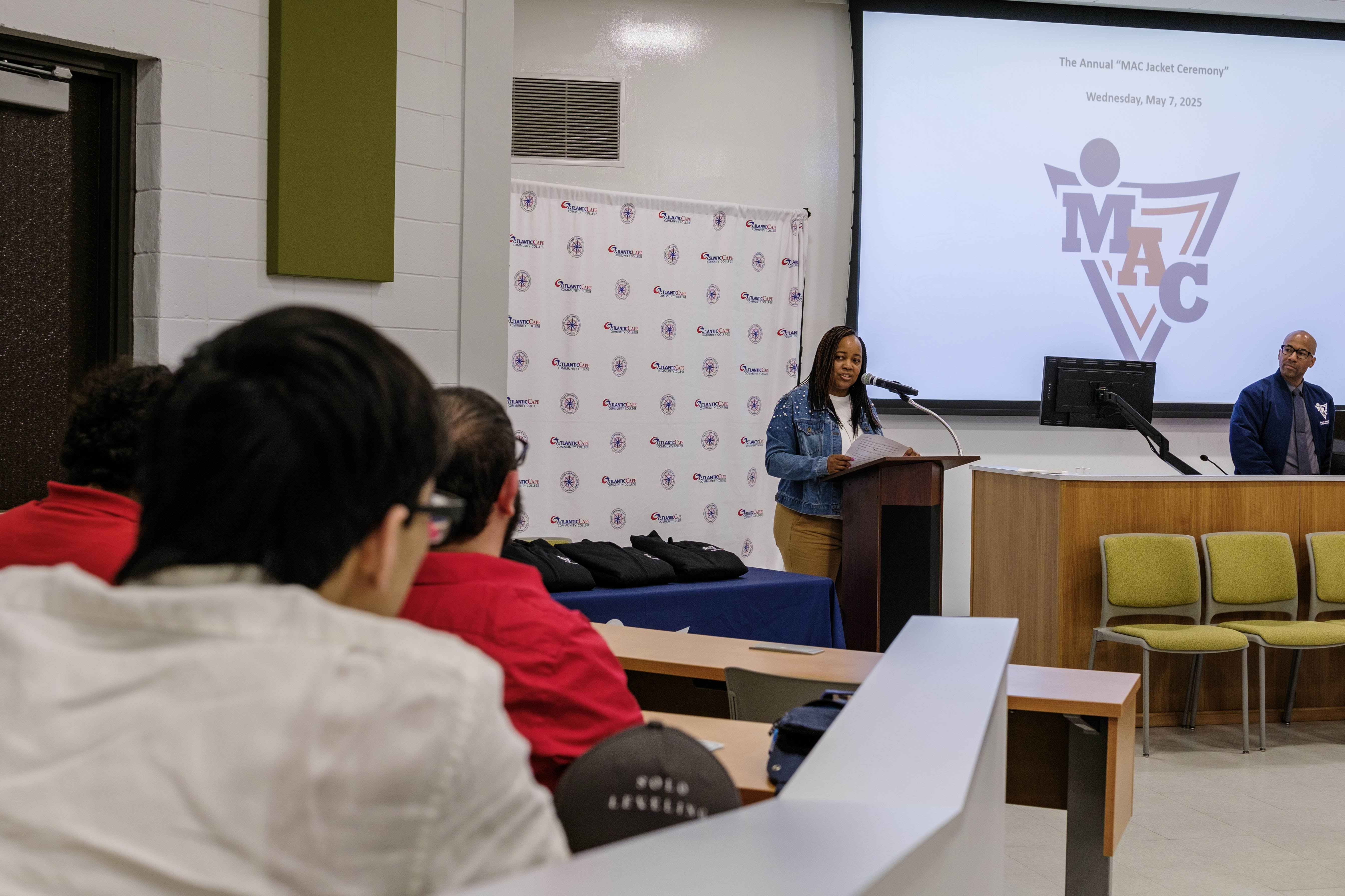 Dean of Students Stacey Zacharoff speaks
