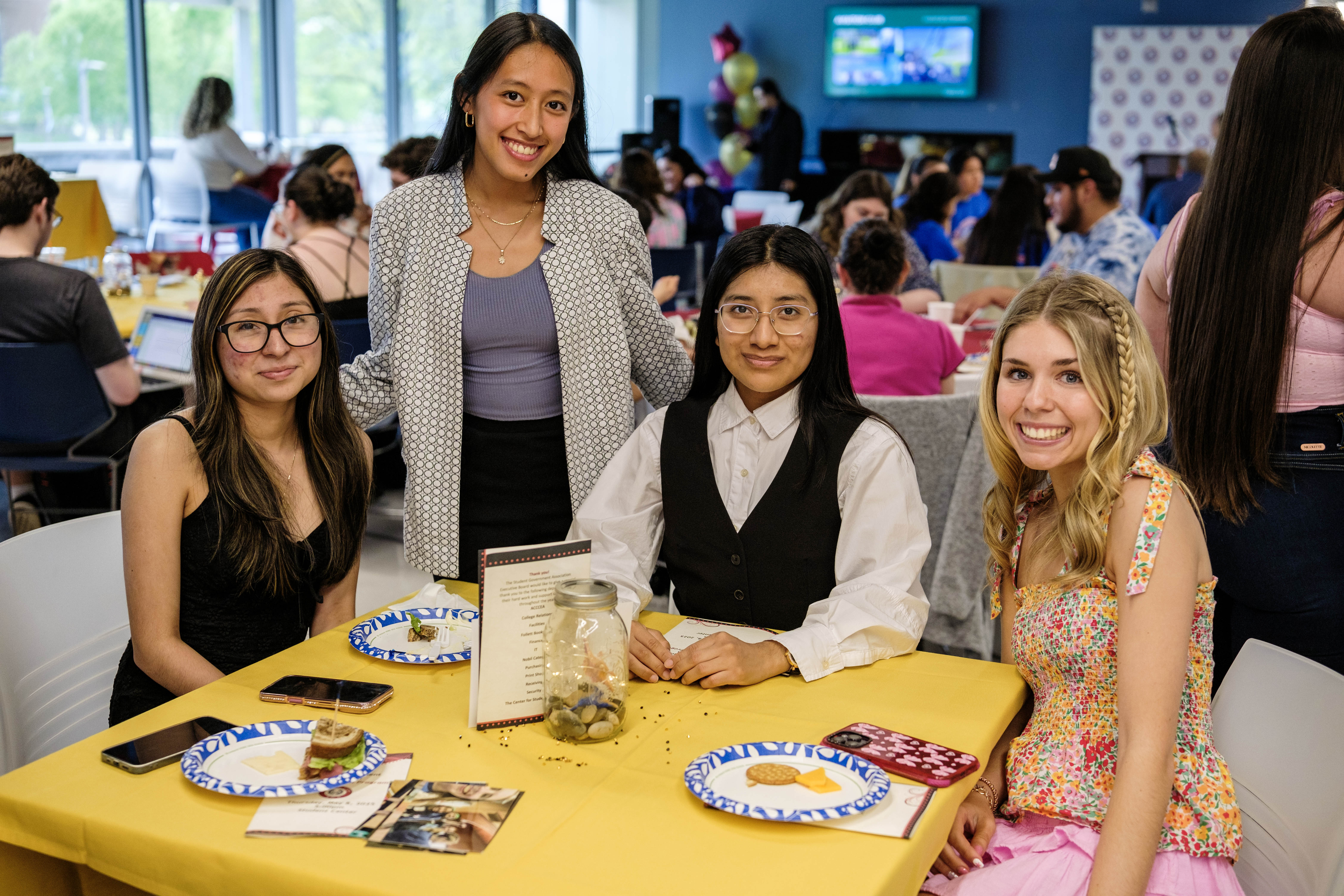 Students at the 2024-25 SGA recognition ceremony