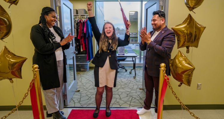 Campus Closet's grand reopening ceremony on November 20