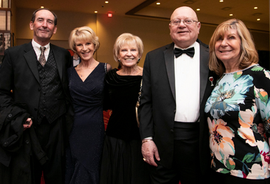 Local icon Ed Blake (second from the right) was honored at the 40th Annual Restaurant Gala